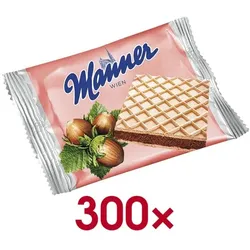 Manner Manner Waffeln »Wiener Gruß« 300 Portionspackungen braun
