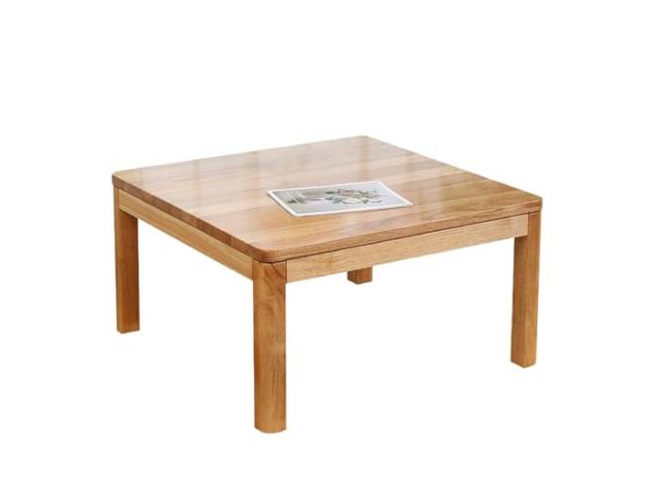 Japanischer Kotatsu-Tisch, Japanischer Warmer Tisch Tatami, Kotatsu Heizung Japanischer Tisch, Warm Tatami Massivholz Tisch, für Zimmer Schlafzimmer Wohnzimmer(Log Color)