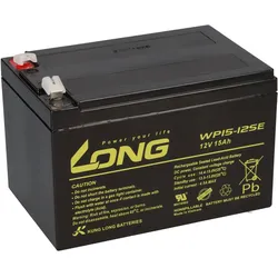 Kung Long WP15-12SE 12V 15Ah AGM Bleiakku F2 6,3mm zyklenfest