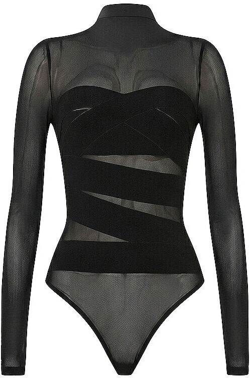 WOLFORD Body INFINITE WRAP black / black schwarz   L L