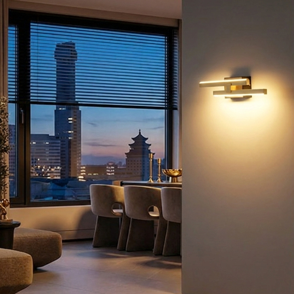 Lyora Design wandlamp Amica goud/messing