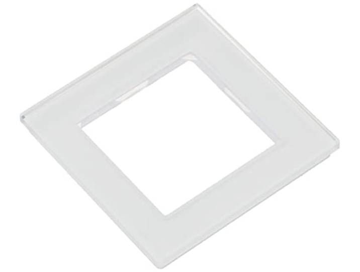 Jung AC 581 GL WW frame glas 1-voudig serie A Creation alpinewit