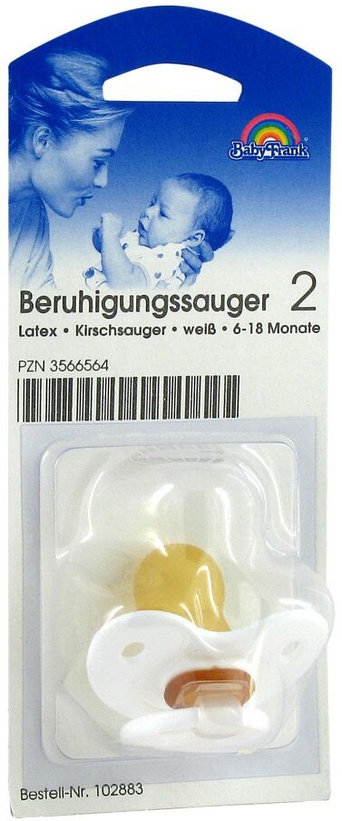 Sauger Kirsche 102883 weiss gross gr.Scheibe