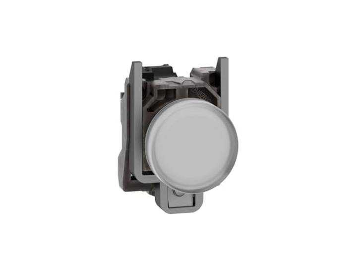 Schneider Electric - Harmony XB4 - voyant lumineux DEL - Ø22 - blanc - 24V - vis étrier - XB4BVB1