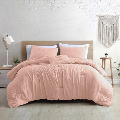 Modern Threads Braelyn 4-Piece Garment-Washed Comforter Set