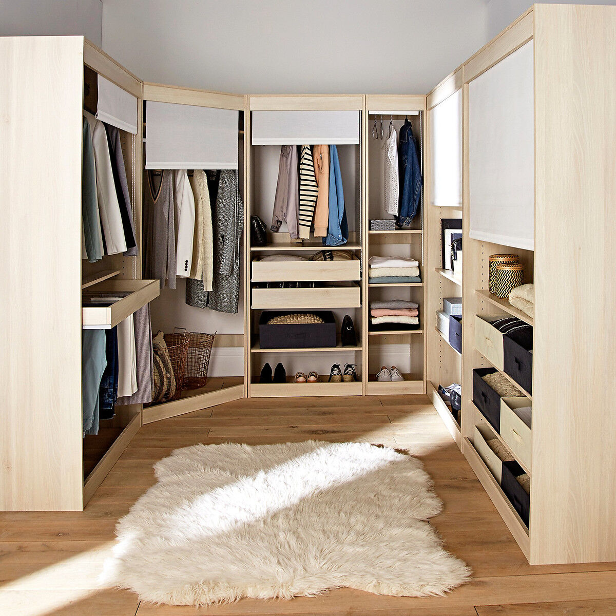 LA REDOUTE INTERIEURS Module dressing, 3 tablettes et 2 tiroirs Build
