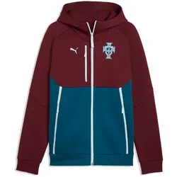 PUMA Portugal Pumatech Hoodie Herren 21 - ruby shimmer/ocean tropic S
