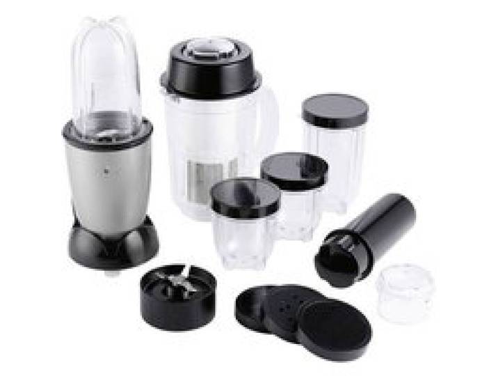 GourmetMaxx 14949 Mélangeur GOURMETmaxx Mr. Magic 18 pcs Certificat GS 400 W gris/noir