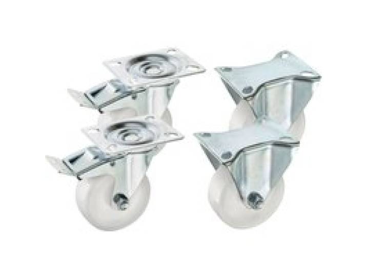 PARKSIDE® Roulettes pivotantes / Roulettes pour meubles / Roulettes de manutention (Kit de roulettes de transport 4 pièces)