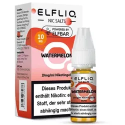 ELFLIQ – Watermelon NicSalt Liquid by ElfBar 10ml / 10mg