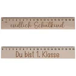 Lineal SCHULKIND (LB 22x1 cm) - LB 22x1 cm