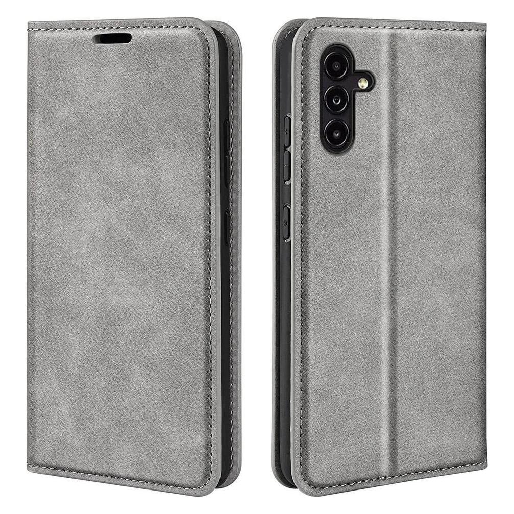 Cover-Discount Galaxy A14 - Stand Flip Case Hülle grau (Samsung Galaxy A14) (660116435B)