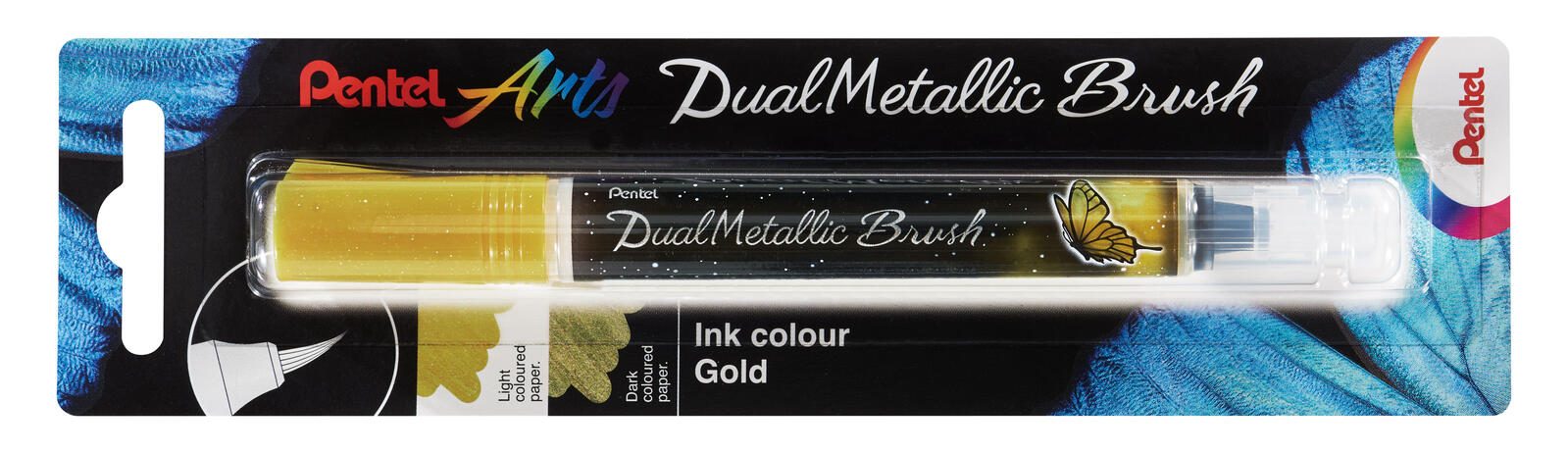 Pentel Brush-Pen Gold XGFH-DXX