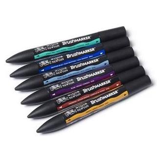 Winsor & Newton Brushmarker 6 Rich Tones (6x) (0290034)