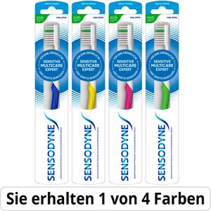 Sensodyne Zahnbürste Sensitive MultiCare Expert, weich, mit Kunststoffgriff, für Erwachsene