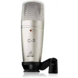 Behringer C-3 Mikrofon Silber Studio-Mikrofon, Mikrofon