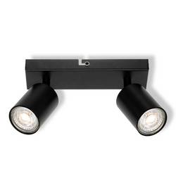 OSRAM LED SPOT ELEMENTAL BLACK 2XGU10 BLACK 4099854587542 Deckenstrahler LED-Reflektorlampe GU10 Schwarz