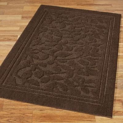 Touch of Class "Westbury Rectangle Rug, 21"" x 34"", Dark Chocolate"