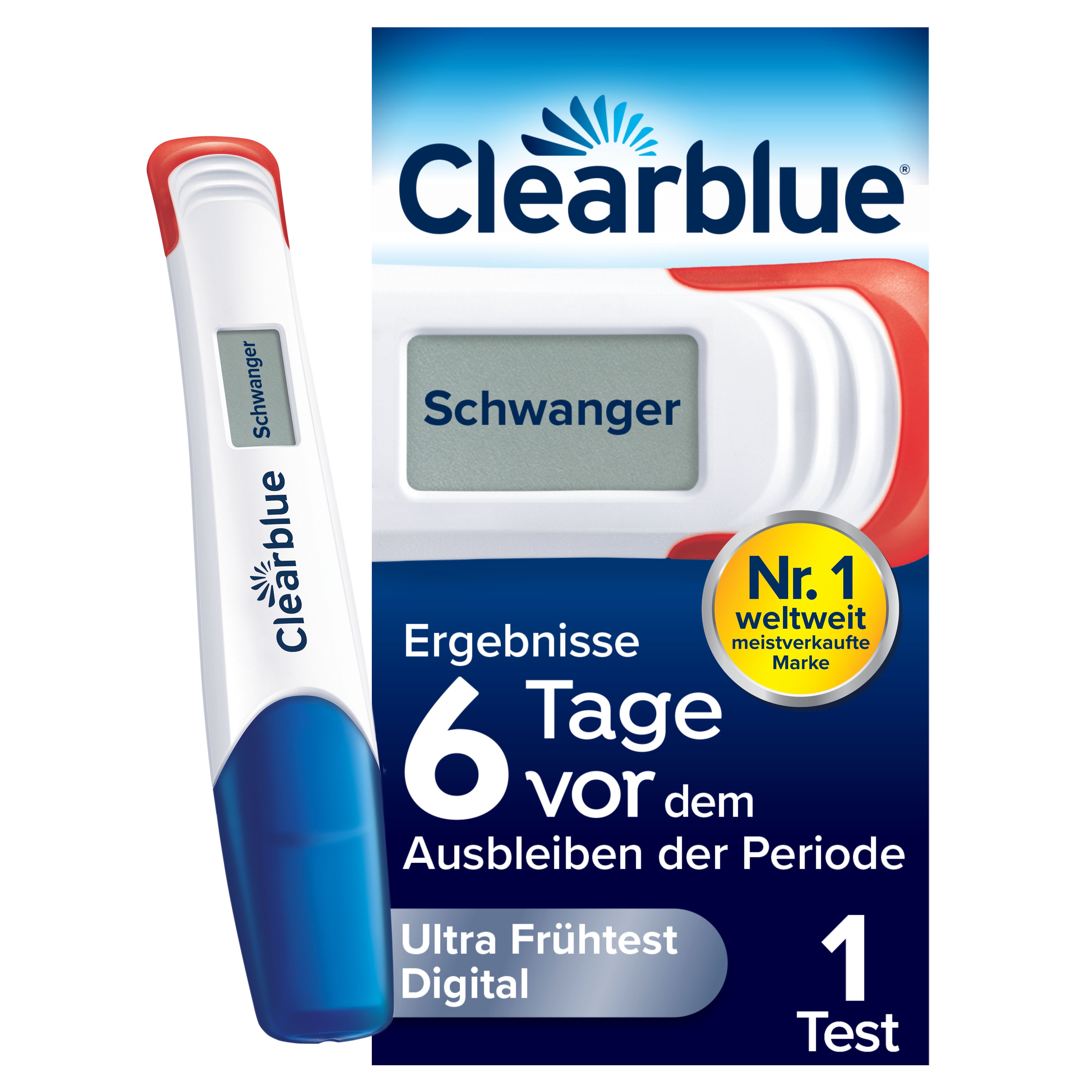 Clearblue Schwangerschaftst.Ultra Frühtest digital 1 St Test
