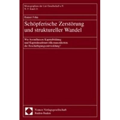 Schöpferische Zerstörung und struktureller Wandel, Taschenbuch von Rainer Fehn, Nomos, 978-3-7890-8080-7