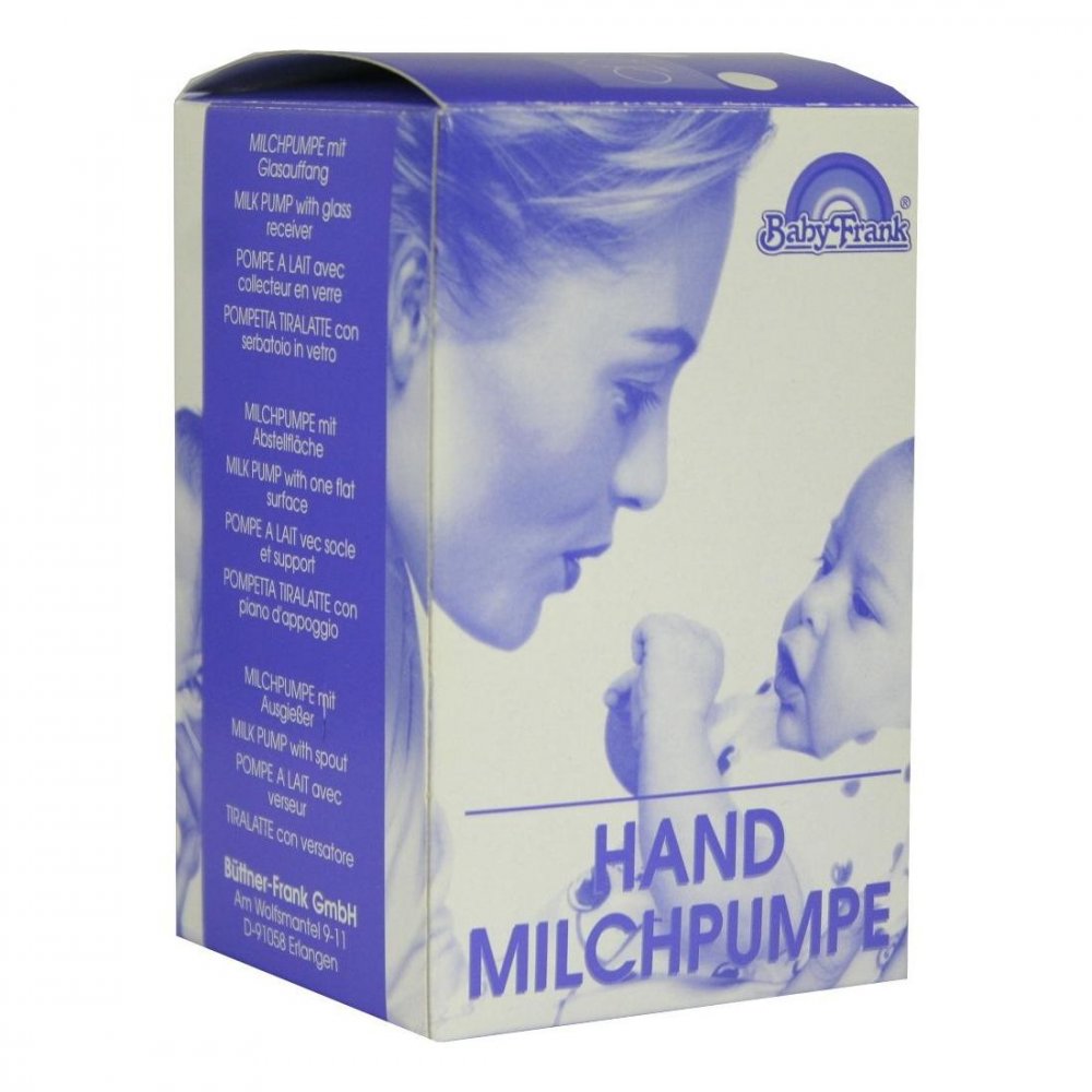 Büttner-Frank GmbH Milchpumpe Frank Hand mit Auffangbeh.Glas mit Abl. 04362326