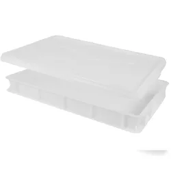 MOLDICA 1 Stapelbarer Brot- und Pizzagärschrank + 1 Deckel, Polyethylen, 60x40x7, weiß