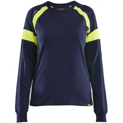 Blakläder, Arbeitsoberteil, T-Shirt mit langen Ärmeln und hoher Sichtbarkeit, Damen (XL)