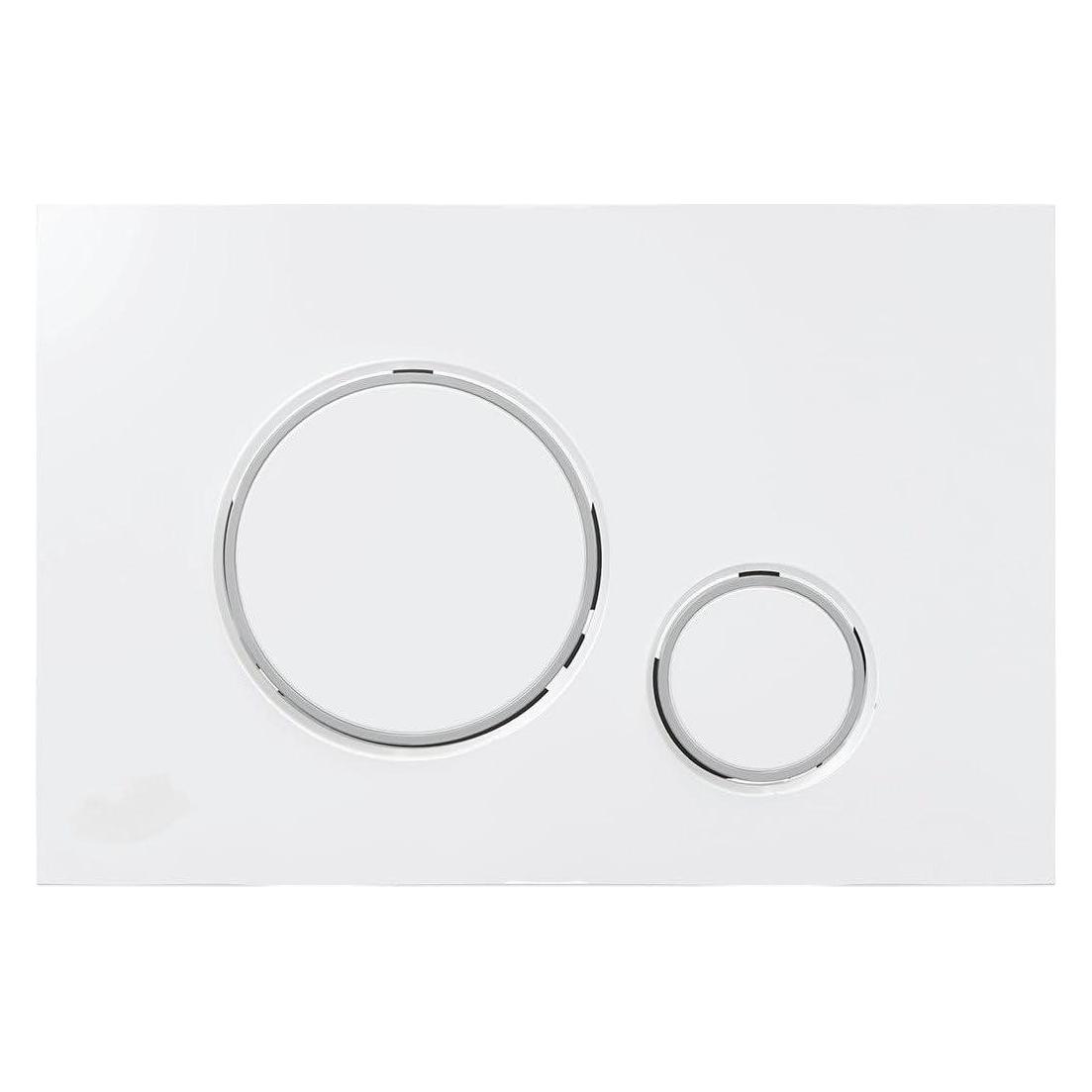 Alcadrain Bettigungsplatte M770 wei/chrom glanz (M770)