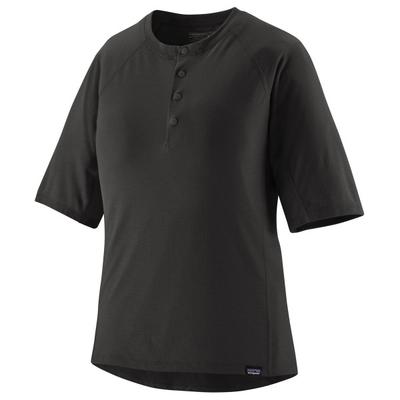 Patagonia - Women's Cap Cool Trail Bike Henley - Radtrikot Gr M schwarz