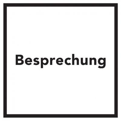 Aufkleber I Türschild Piktogramm Besprechung, Folie, selbstklebend, 150x150mm