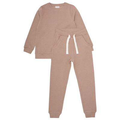 Minymo - Kid's Sweat Set - Bekleidungsset Gr 122 braun