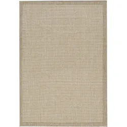 Teppich Outdoor DAFNE in Beige, einfarbig, 60 x 100 cm