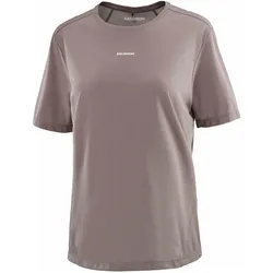 Salomon, Damen, Sportshirt, Shakeout Core SS Tee W Eisen (S)