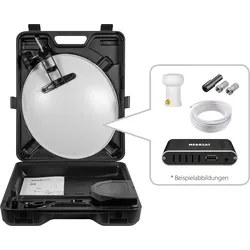 Megasat Mobile Sat-Anlage mit HD Receiver im Campingkoffer