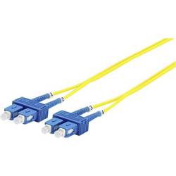 MicroConnect FIB221002 Glasfaser LWL Anschlusskabel 2 m Gelb