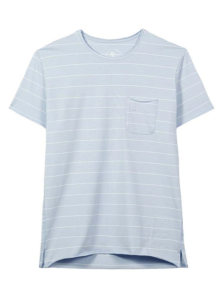 Herrlicher Shirt "Ronny" in Hellblau - S