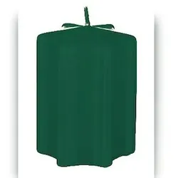 Sternkerzen Dunkelgrün 120 x Ø 60 mm, 4 Stück