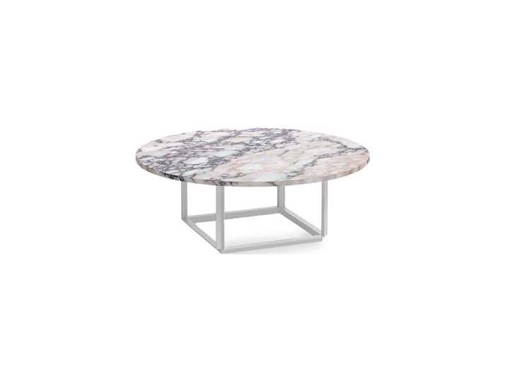 Designer Marmor Couchtisch „Florence“ - Ø 90 cm White Viola Marmor NEW WORKS