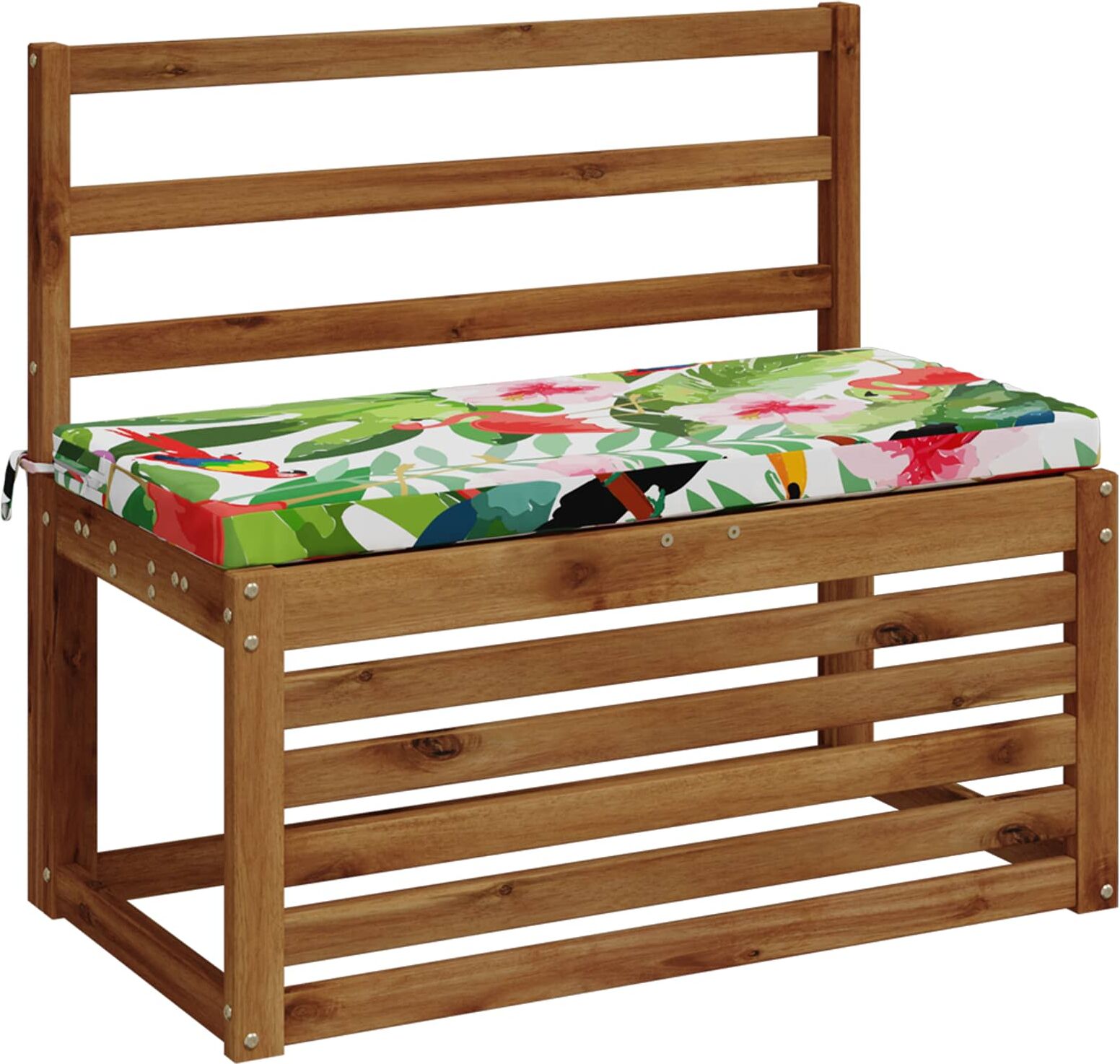 vidaXL Coussin de banc SOEST 100 % polyester Multicolore