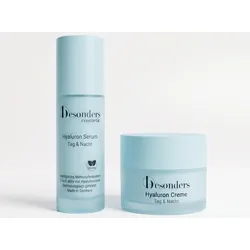 besonders cosmetic Hylauron Set 80ml - Creme & Serum für Tag & Nacht