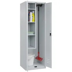 CP Putzmittelspind »Classic Plus Korpus lichtgrau« Drehriegelverschluss Fachbreite grau, 60x185x50 cm
