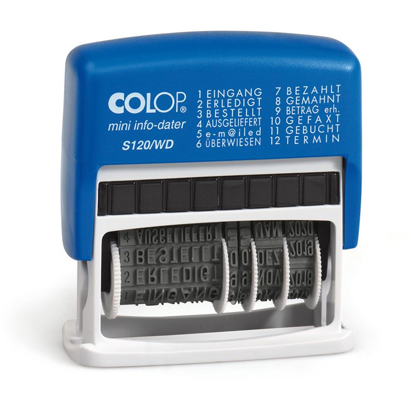 COLOP Wortbandstempel Mini Dater S120/WD, mit Datum