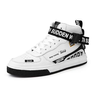 Herren High-Top-Streetwear-Sneaker mit Klettverschluss, modische Casual-Skateschuhe für den Alltag und den urbanen Style