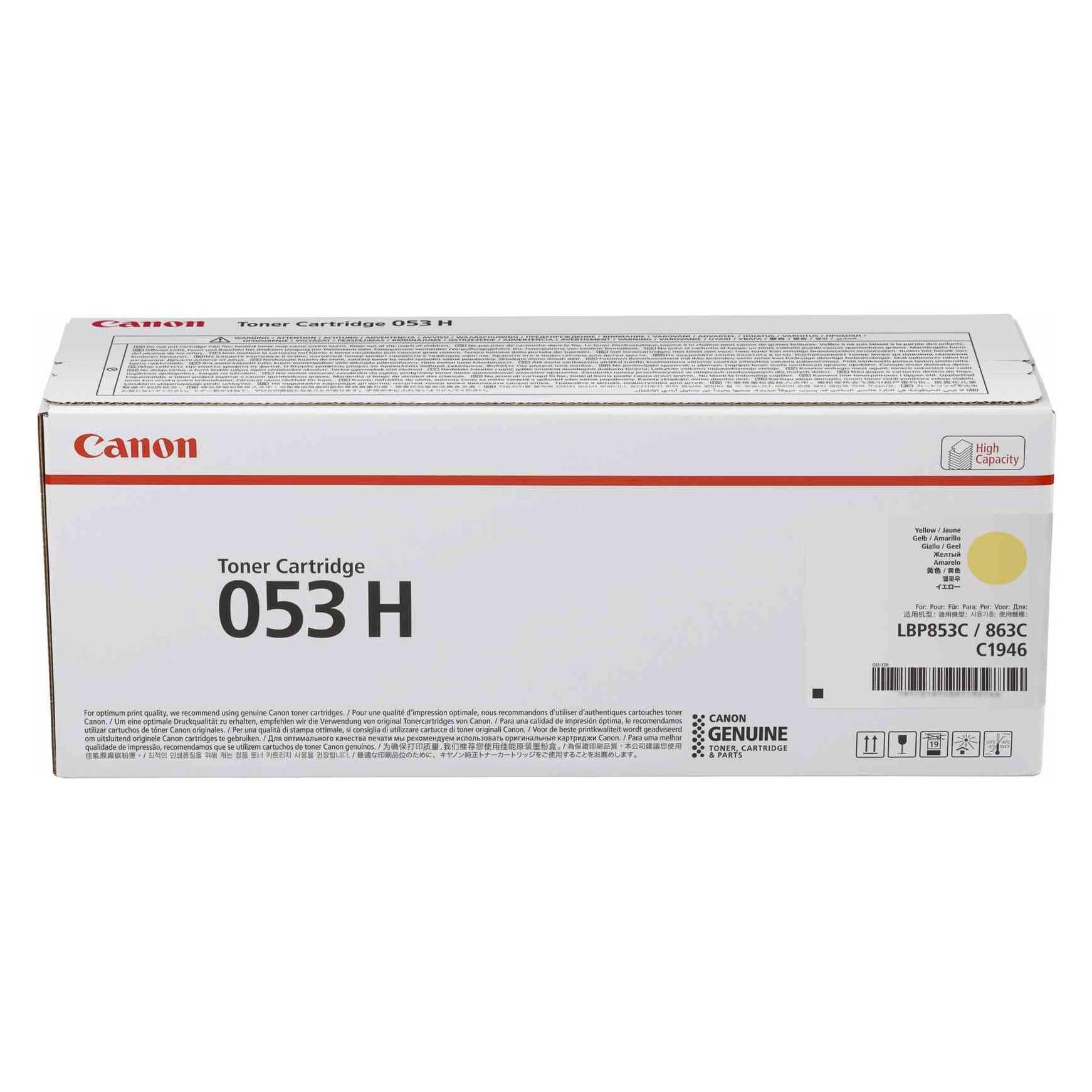 Canon LASER TONER CRG 053H Y žlutá pro i-SENSYS X C1946P (32 000 str.) (Y) (053 H-Y)