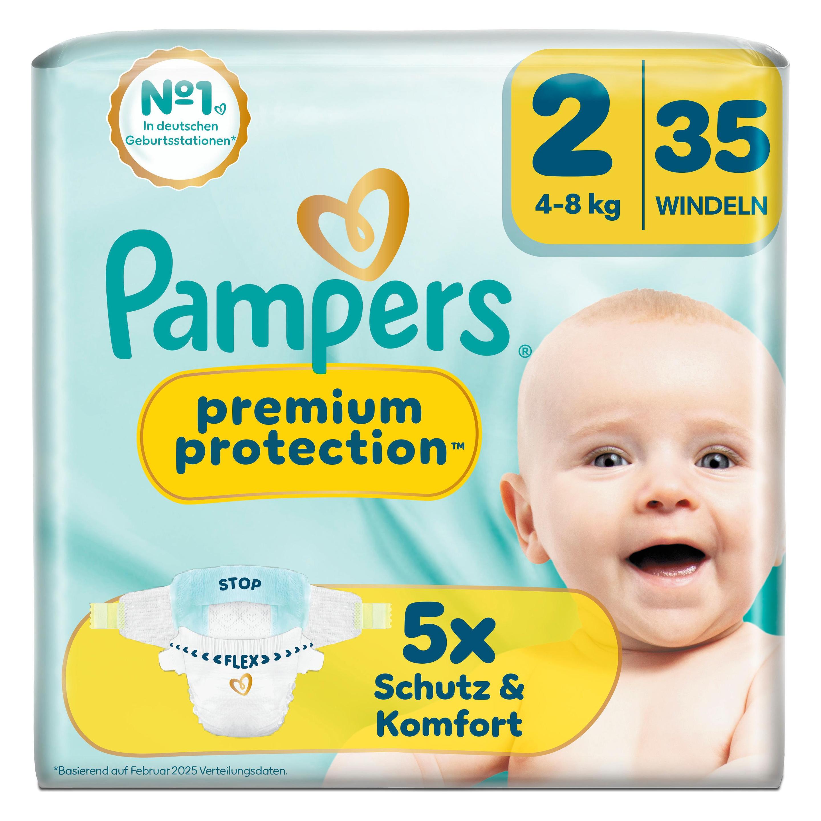 Pampers Premium Protection (Gr. 2, Tragepack, 35 Stk.) (66364151)