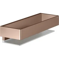 KEUCO Edition 11 Duschkorb 11158290000 silber-eloxiert/Rotgold gebürstet