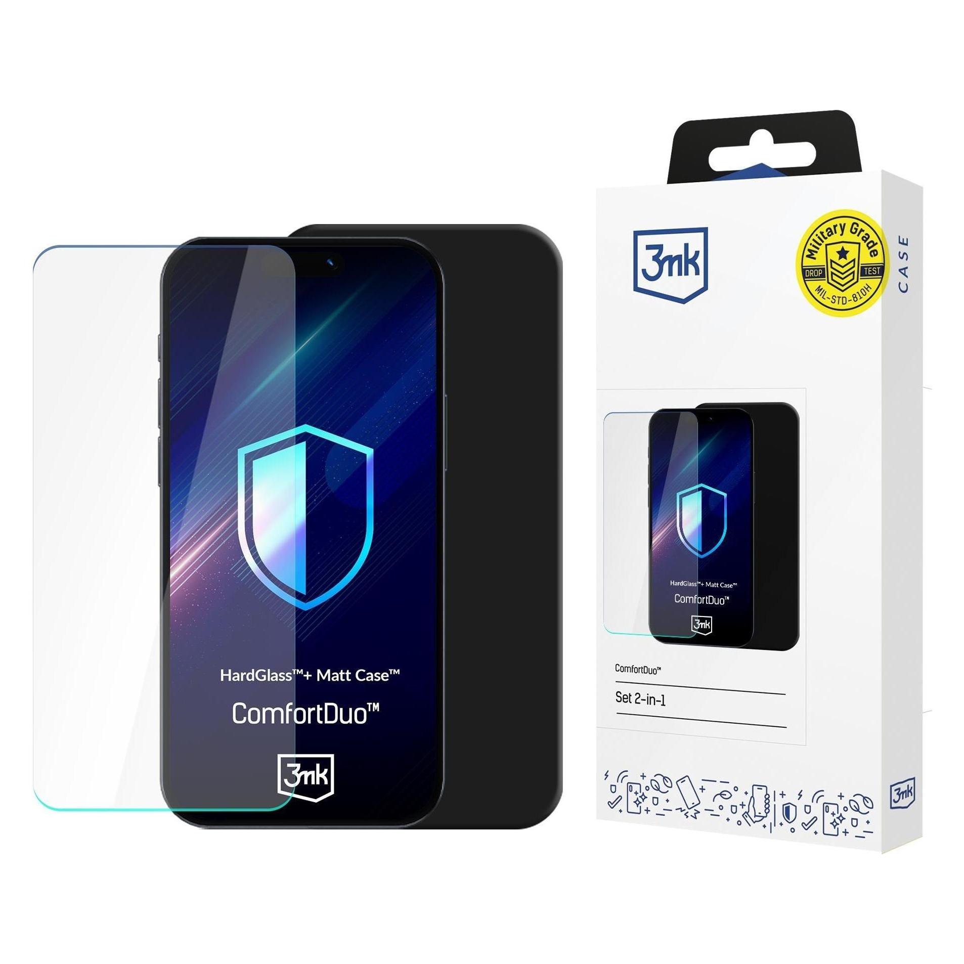 3MK POCO X7 Pro - ComfortDuo Matt Black (Xiaomi Poco X7 Pro) (W-3CsDuMBl-PoX7Xp)