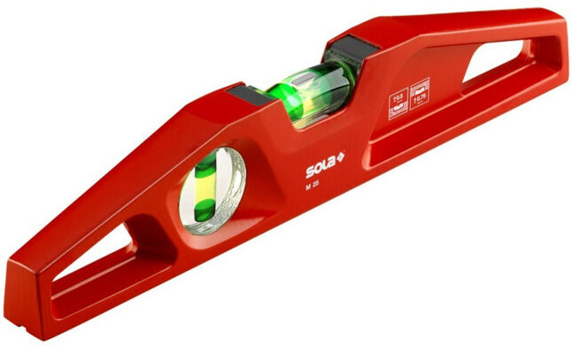 SOLA Niveau à bulle en aluminium moulé M 25 (01330101)