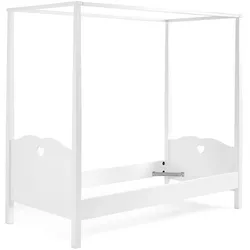 HIMMELBETT Kamila 211x187x96 aus MDF in Weiß