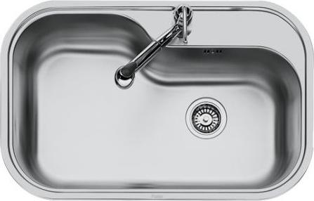 Foster Tornado soft.STD, Aufsatzwanne, Rechteckig, Edelstahl, Edelstahl, 1 Becken, Rechteckig